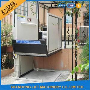 Wholesale 1m - 6m Home Vertical Wheelchair Lift , Exterior Residential Outside Elevators for Homes from china suppliers