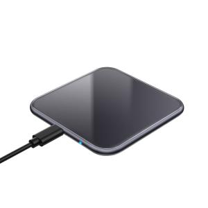 Wholesale Glass Round 6mm Portable Wireless Charger from china suppliers