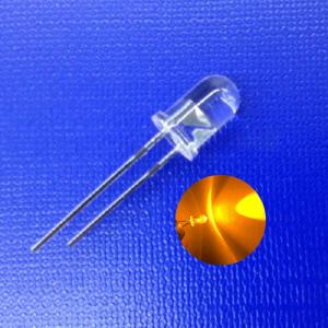 Wholesale Throughhole 5mm 45deg 0.5W 590nm Yellow Color 30000mcd Super Bright For Guide Arrow Light from china suppliers