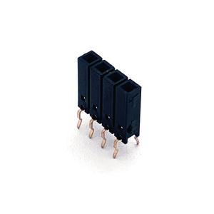 Wholesale 3.0Amp Brass 2.54mm PA6T DIP Female Header Connector Bottom Entry UL94V-0 from china suppliers