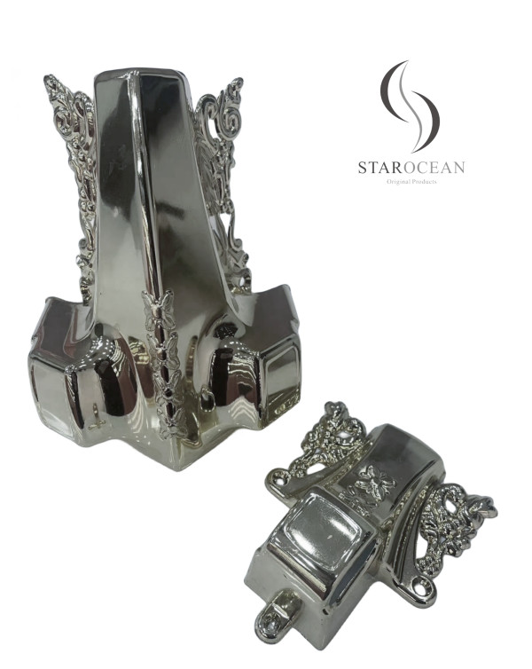 Silver ABS New Material Quality Coffin Corner Heavy Weight Resistance 3# S
