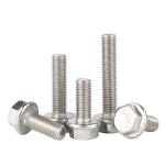 Stainless Steel A2 70 A4 80 Hex Flange Bolt DIN6921 Direct Supply for and Plain