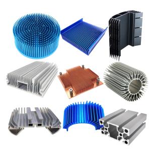 Wholesale Customized Aluminum Extrusion Heat Sink Silver Heat Dissipation Aluminum from china suppliers