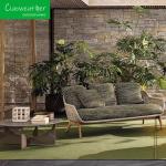 Modern Outdoor Furniture Luxury Lounge Sofa Woven Rope Furniture With Cushion
