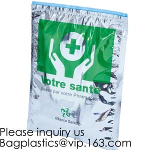 Wholesale Zip Lock Foil Thermal Sandwich Bags, Reusable Insulated Easy Closure Hospital Medicine, Wine Insulated Bag from china suppliers
