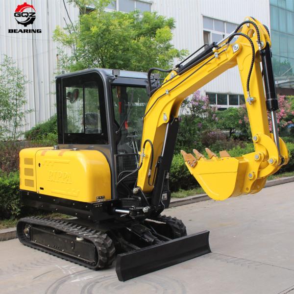 Chinese R350 Mini Excavator Small Digger Kubota Engine Excavator Micro Digging Machine Mini Digger With Cabin