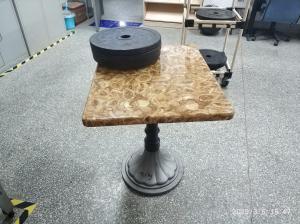 Wholesale Industrial Bistro Table Base Cast Iron Powder Coating Tulip Table Base from china suppliers