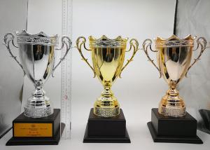 Wholesale Custom Made Metal Trophy Cup , Sports Match Award Cups Trophies from china suppliers