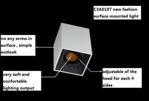 Wholesale Indoor Adjustable Surface Mount LED Lights 7W CITIZEN COB 2700K - 4000K from china suppliers