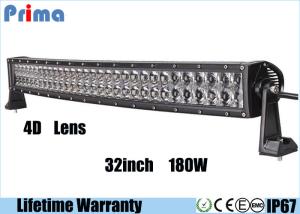 Wholesale Dual Row 4D 32 Inch Curved Light Bar , Spot Flood Light 180W Curved Led Light Bar from china suppliers