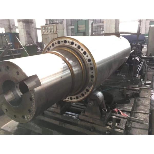 Ductile Iron High Speed Steel Rubber Machine Shaft with Precision Machining Forged Steel Roller