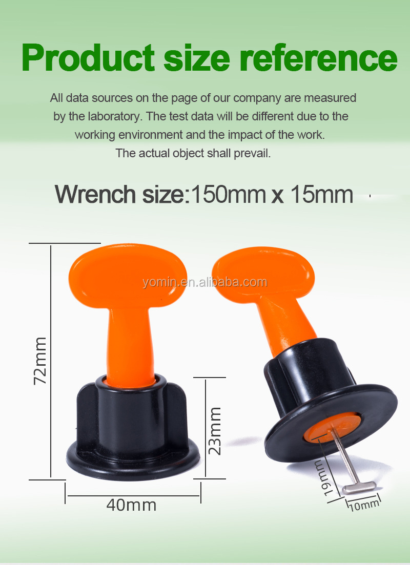 Wholesale Tools Recyclable Ceramic Tile Leveler Tile Levelling Plastic Wedges Spacer System