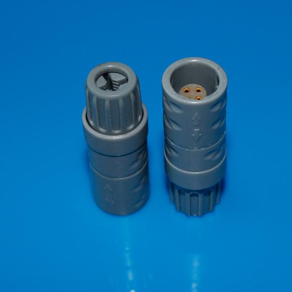 Quick disconnect medical connectors 4pin plastic circular connectors cable plug