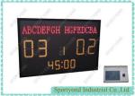 Small Multisport Electronic Football Scoreboard , Soccer Digital Scoring Board