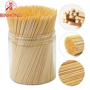 Wholesale Chamferred Thick Sturdy 28cm BBQ Bamboo Sticks from china suppliers