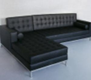 Wholesale America style mid century home section sofa with stainless steel foot from china suppliers