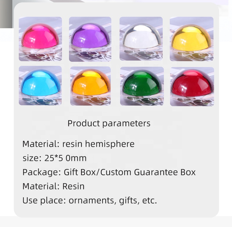 Plastic Clear Acrylic Half Sphere Transparent Hemisphere ISO9001 Approved