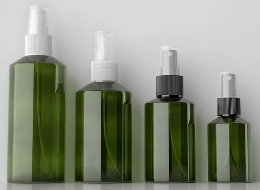 Green Colored Fine Mist Cosmetics Spray Bottle 50Ml 100Ml 150Ml 200Ml