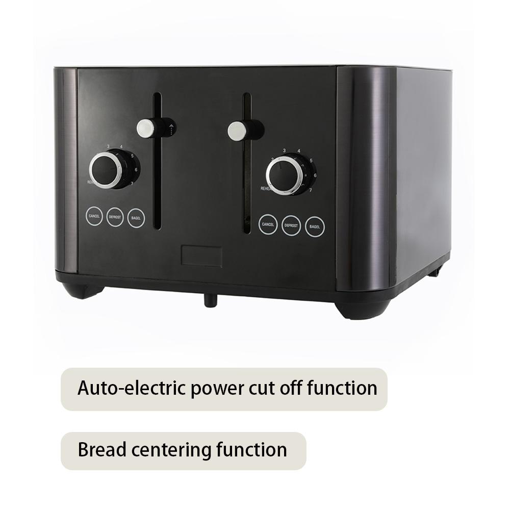 120v 4 Slice Sandwich Toasters Stainless Steel For Household