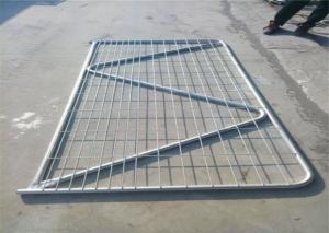Wholesale 2400M X 1170MM 1 vertical tube10ft 12ft 14ft galvanized 25 NB N Stay Farm Gate Fence for Australia from china suppliers