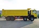 Max Speed 75 Km/H Tubeless Tire Design Used HOWO 8X4 Tipper Truck for Heavy