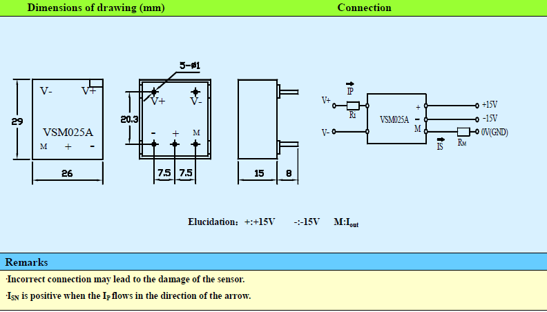 Analog Output Black Hall Effect Voltage Transducer For Automation Euqipment