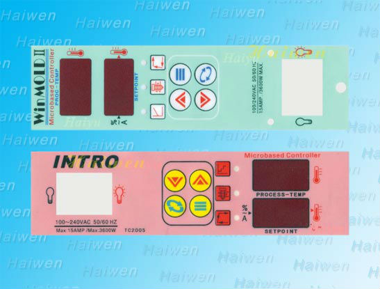 Illuminated LED Membrane Switch Non Tactile For Electromagnetic Oven