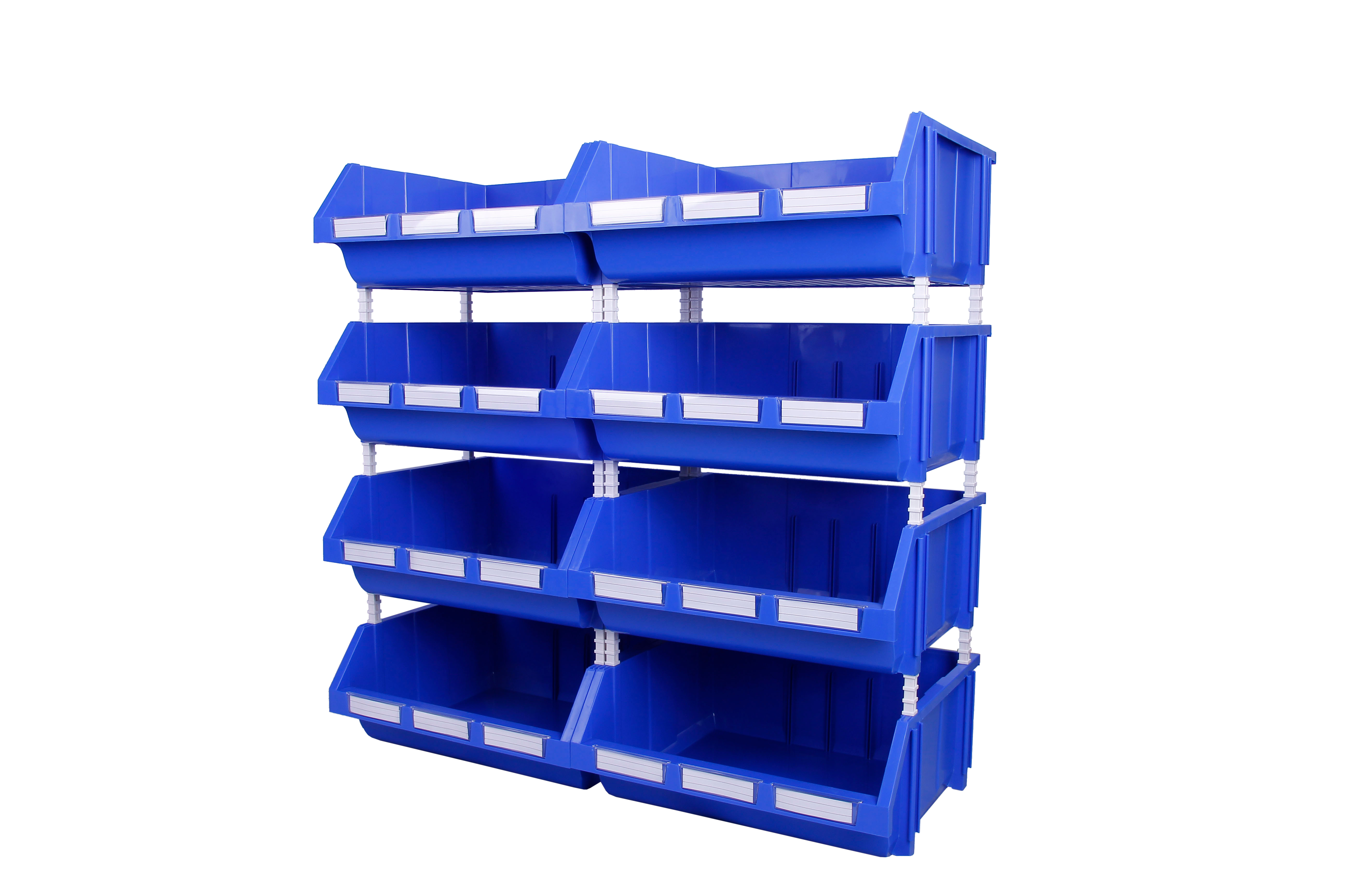 PP Plastic Shelf Bin Shelving Hanging Organizer Box 420x370x175mm Workbench Divider