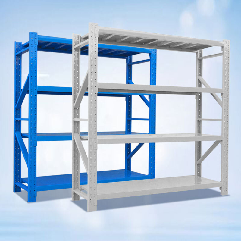 Four Level Stainless Light Duty Shelving Easy To Assemble And Dismantle