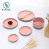 Buy cheap Savall HoReCa Plain Pink Porcelain Dinnerware Scratches Resistant from wholesalers
