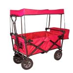 Outdoor Heavy Duty Collapsible Wagon Carts for Beach Shopping Picnic Camping