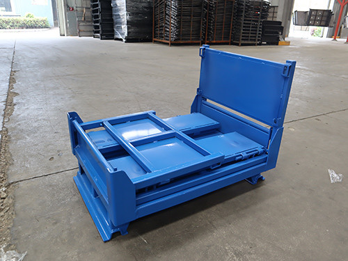 Q235 Material Metal Pallet Cage Customization Options Load Capacity 500kg-2000kg