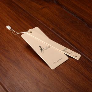 Wholesale Own Logo Nordic Style Marble Gilded Coated Paper Clothing Tags OPP Bag Printing from china suppliers