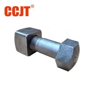 Wholesale Bulldozer Excavator Track Shoe Bolts And Nuts 12.9 Level Forging Casting from china suppliers