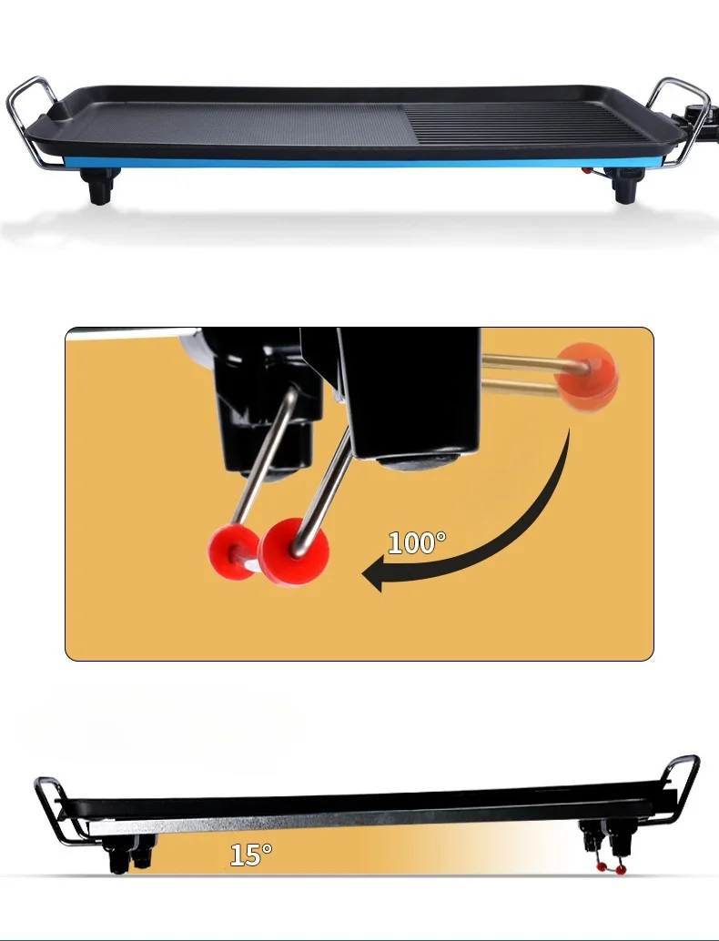 Class A Energy Portable Electric Grill Griddle for Commercial Kitchen BBQ Barbecue