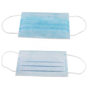 Wholesale 3 Ply Disposable Non Woven Face Mask / Disposable Mouth Mask Protective from china suppliers