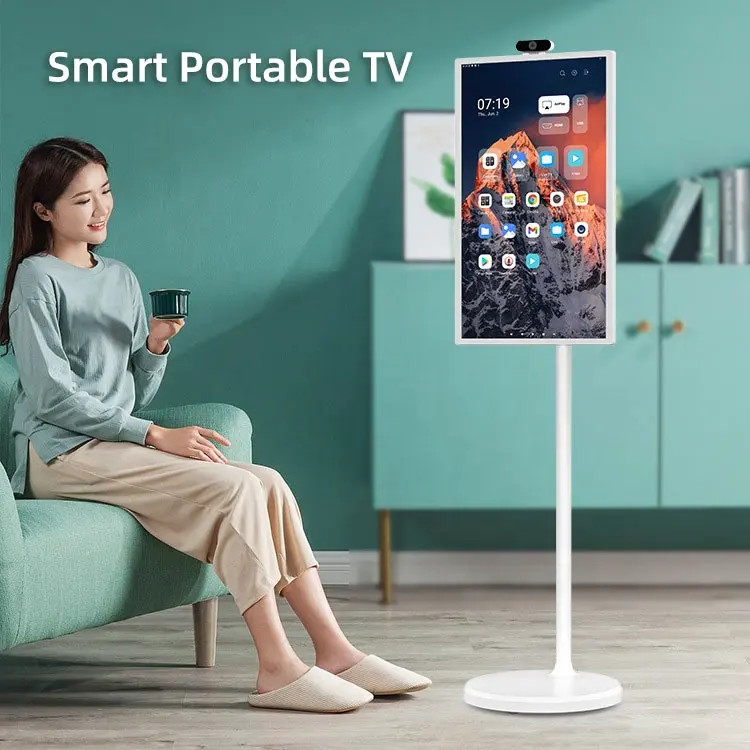 6GB+128GB Standbyme Screen TV Movable Charging Screen Built-In Battery Speaker Smart Interactive