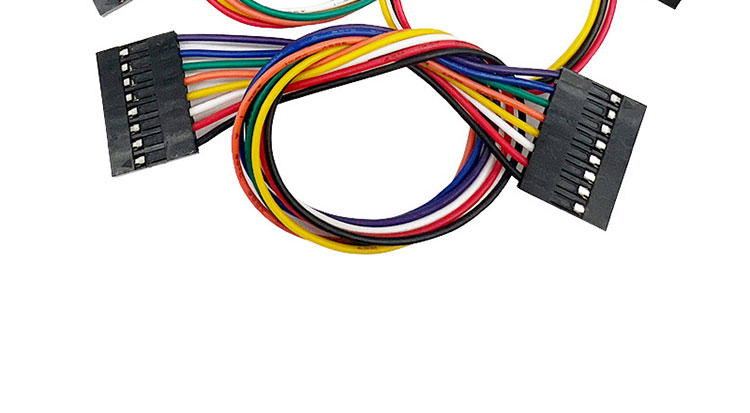 2p 3p 4p 5p 6p 7p 8p 9p 10p Female to Female 2.54mm Dupont Connector Ribbon Jumper Wire