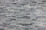 White Quartzite Cultured Stone Panels Custom For Indoor Outdoor Garden Wall