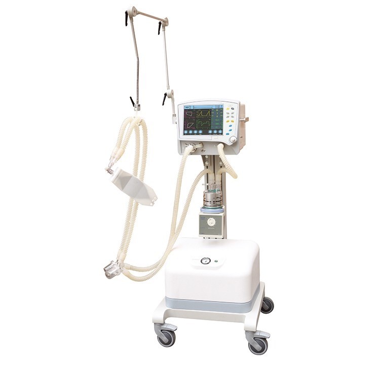Icu Medical Mechanical Ventilator Machine High Visibility Color Tft Display