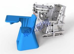 Wholesale Blue Study Desk Casing Rotational Mold Makers / Rotational Moulded Furniture from china suppliers