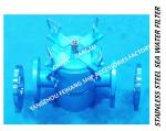 Main sea water pump imported stainless steel 316L suction coarse water filter