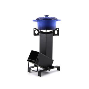 Wholesale Patio Heater ISO9001 Wood Burning Rocket Stove Camping Height 17.5&quot; Charcoal from china suppliers