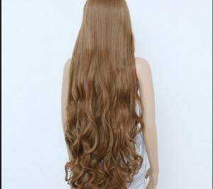 Wholesale Deep Curly Human Hair Wigs Medium Brown Color / unprocessed virgin human hair from china suppliers