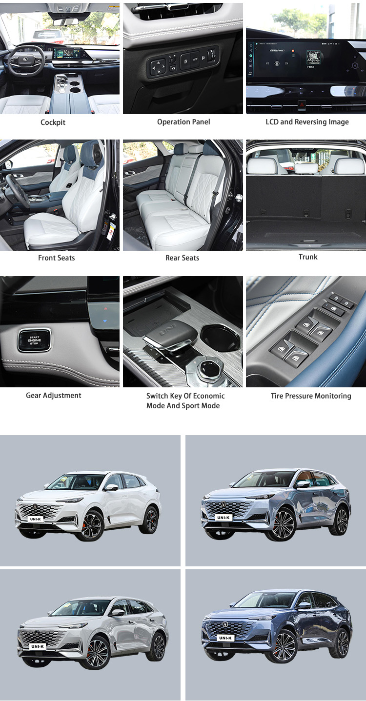 New Energy intelligent electric hybrid car SUV Changan Uni-k