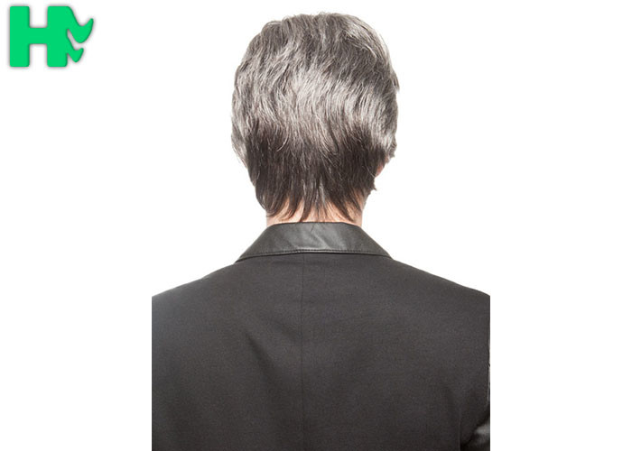 New Arrival Friendly Best Selling Men MaleShort Synthetic Hair Wigs With Side Bang