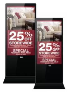 Wholesale High Brightness Floor Stand Outdoor Digital Signage 55 Inch from china suppliers
