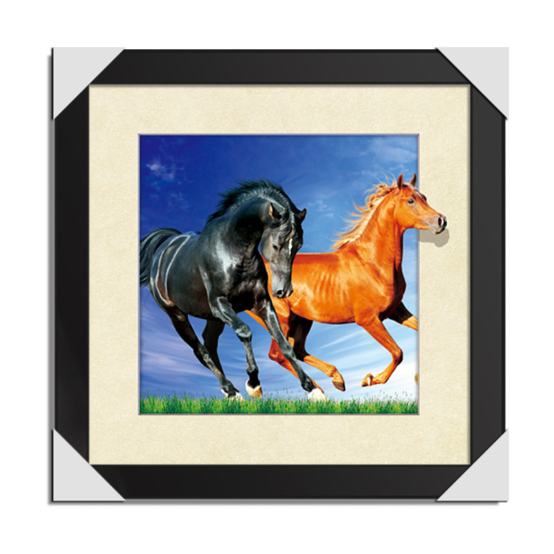 0.6mm Pet 5d Lenticular Animal Picture With 40*40cm For Wall Hanging / Home Decro