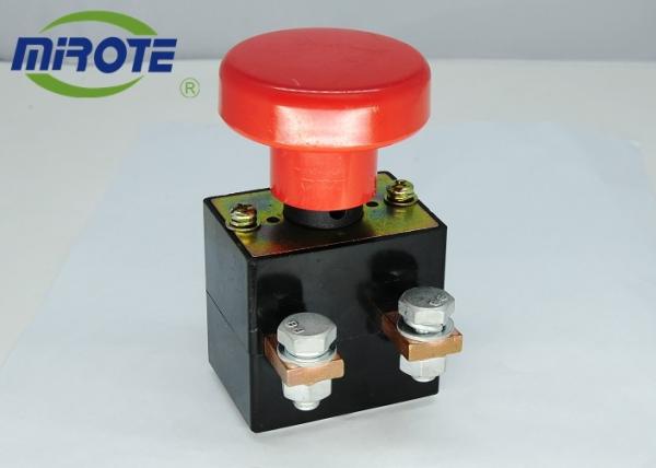 Quality Custom Micro Latching Push Button Switch  , Mushroom Emergency Stop Button 125A for sale