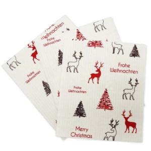 Customized Swedish Dish Cloth Reusable Cleaning Cellulose Sponge Cloths